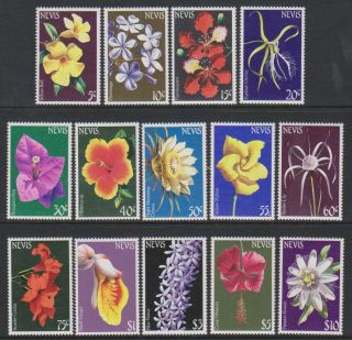 Nevis - 1984,  Flowers Set - Mnh - Sg 185a/98a
