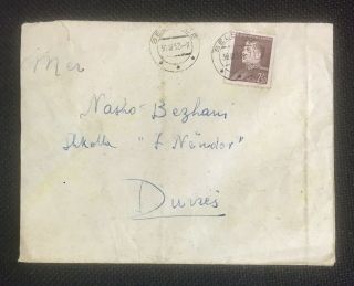 Albania Vintage Circulated Cover Selenice To Durres 1952 - 3009 - 9
