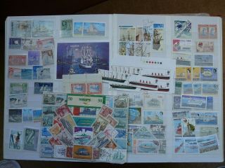 Ships & Boats: 270,  Thematic Stamps,  Range Of Countries & Periods