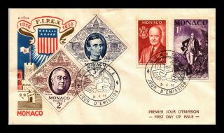 Dr Jim Stamps American Presidents Fipex Event Fdc Monaco Combo Cover
