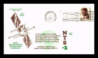 Dr Jim Stamps Us Navy Navigational Technology Satellite Nts 2 Space Event Cover