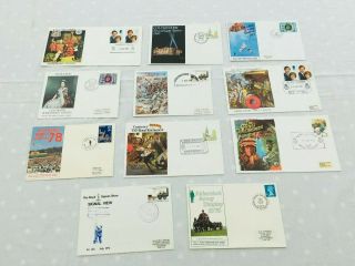 Job Lot X 11 Vintage First Day Covers Military Tattoo 1976 - 1981 Vgc St105
