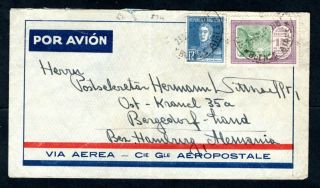 Argentina - 1931 Airmail Cover To Hamburg,  Germany