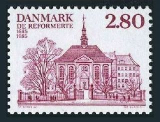 Denmark 769,  Mnh.  Michel 828.  German,  French Reform Church - 300th Ann.  1985.