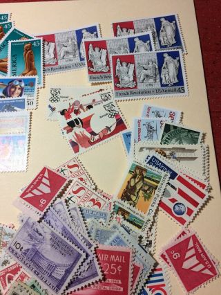 US Airmail stamps MNH 10 to 60 cents Face Value $58 (V788) 3