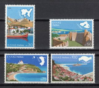 Greece 1976 Greek Islands (ships - Ports) Mnh