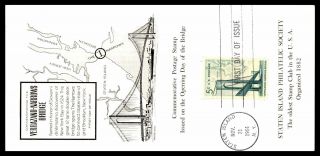 Verrazano Narrows Bridge 5c Issue 1964 Maximum Card Fdc