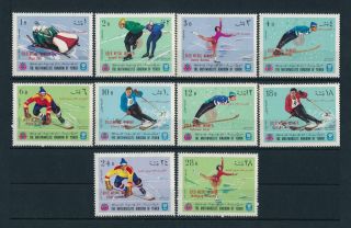 [75029] Yemen Kingdom 1968 Olympic Winter Games Grenoble With Red Ovp Mnh