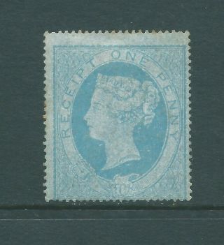 Gb 1853 Queen Victoria Postal Fiscal Sgf4 Glazed Paper