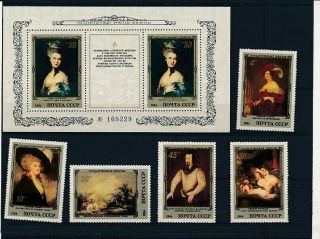 D277372 Paintings Art Nudes Mnh,  S/s Russia 1994