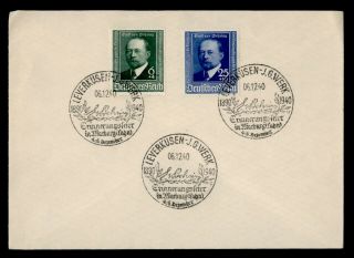 Dr Who 1940 Germany Leverkusen Pictorial Cancel C131375