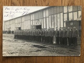 China Old Postcard German Soldiers Troop Tsingtau To Germany 1911