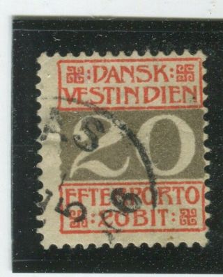 Danish West Indies Stamps Scott J6,  No Gum,  Vf (x1592n)