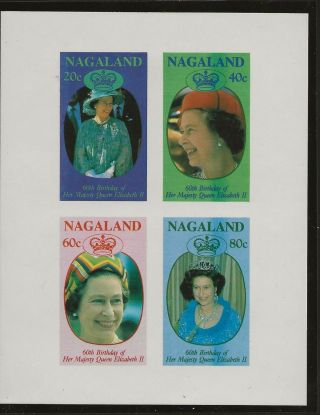 Nagaland 1986 Queen 
