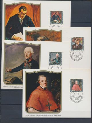 Xb69718 Liechtenstein 1984 Paintings Art Maxicards