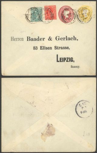 Gb 1904 - Uprated Stationery To Leipzig Germany 31766/28