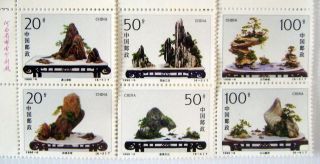 China Bonsai Penjing Stamps Set Of 6 1996 Mnh U