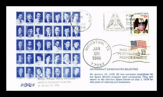 Dr Jim Stamps Us Astronauts Space Shuttle Challenger Explosion Event Cover 1986