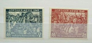 1949 Leipziger Set Vf Mnh Ddr Gdr Germany East Deutschland B262.  20 Start 0.  99$