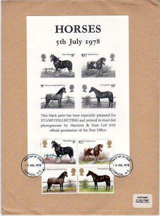 1978 Horses - Harrison & Sons 