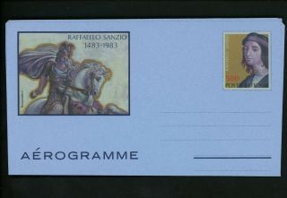 Postal Stationery Vatican City H&g Fg Airmail Letter Sheet 1983
