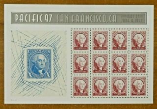 US Stamps MNH Scott 3139 - 3140 (6 Sheets) Pacific 97 S.  Francisco FV $39.  6 3