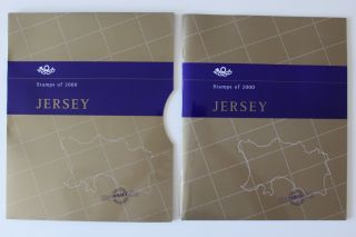 Jersey 2000 Stamps £10 Gold Dragon Prince William Year Pack Book With Slip Case