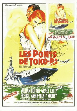 Grace Kelly Bridge Of Toko - Ri Movie Film Monaco Maximum Card