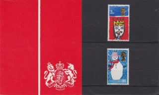 Gb Stamps Gpo Official Presentation Pack 1966 Christmas Rares