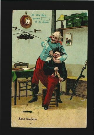 China Hong Kong - 1910 - Sans Douleur Painless Postcard - With Liu Kung Tau Cds