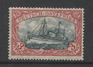 1919 German Colonies East Africa 3 Rupien,  $ 55.  00