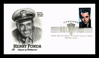 Dr Jim Stamps Us Henry Fonda Legend Of Hollywood First Day Cover Art Craft