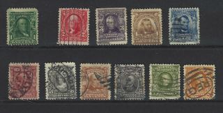 U.  S.  Stamps,  Scott 300 - - 310,  Short Set