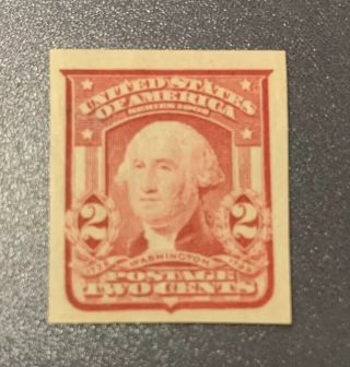 Us Stamps - 320 - Hinged - 2 Cent Washington Imperf Issue - Kac20190008