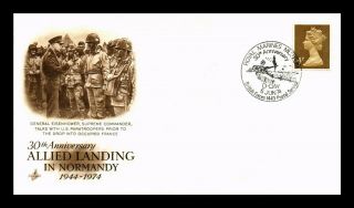 Dr Jim Stamps Allied Landing In Normandy Anniversary United Kingdom Cover