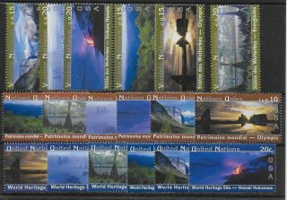 United Nations 2003 - World Heritage Sites - Mnh - Vf Y.  T.  Lot 2