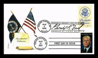 Dr Jim Stamps Us Gerald Ford Presidential Libraries Combo Fdc Edken Cover