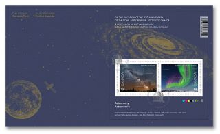 2018 Canada Fdc Royal Astronomical Society 150 Anniversary Spacesc 3102 Science