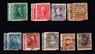 Us Stamp 300 - 308 Series Of 1902 - 03 Stamps Lot