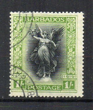 Barbados 1920 - 21 1s Victory Fu Cds
