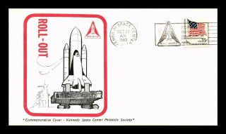 Dr Jim Stamps Us Roll Out Space Shuttle Event Cover Nasa Pictorial Cancel