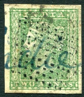 India - 1854 2a Green Sg 31 Good V32285