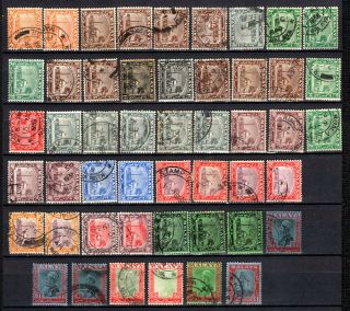 Malaya Malaysia Straits Settlements 1935 - 1941 Selangor Selection Of Stamps