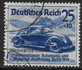 German Reich Stamps 1939 Mi 697 Nürburgring - Rennen Canc Vf