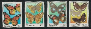 Tokelau Butterflies 4v Sg 230 - 233