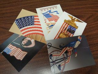 Old Glory Flag Ux390 - 94 Us Postal Cards Complete Set Nh Usps 2003