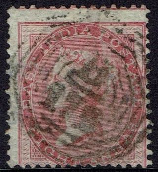 India In Singapore 1856 Qv 8a No Wmk With B172 Postmark