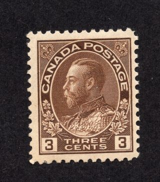 Canada 108 3 Cent Brown King George V Admiral Issue Mnh