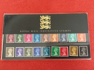 G.  B.  Presentation Pack No.  D24 Dated 1991 Definitive Stamps