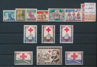 Lk61921 Belgium 1958 Red Cross & Folklore Fine Lot Mh Cv 23,  5 Eur